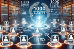 1000 forum Posting backlinks for your website