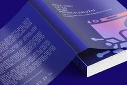 Desainer e-book digital product