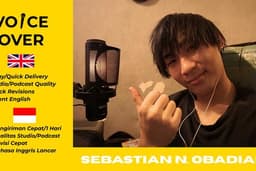 Jasa Voice Over / Dubbing Male / Pria (ENGLISH & INDONESIAN)