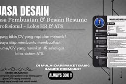 Jasa Pembuatan & Desain Resume Profesional – Lolos HR & ATS