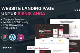 Desain Website Landing Page | Figma & Wordpress