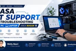 Jasa IT Support & Troubleshooting PC Laptop Area Bogor