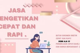 Jasa Mengetik Tulisan Tangan , PDF, atau Scan - CEPAT & RAPI !!!