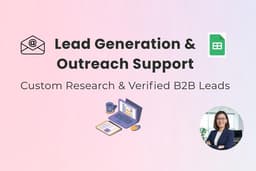 Verified B2B Leads for Your Business Growth (Manual Research)