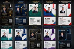 Desain ID Card Digital – Profesional & Siap Cetak