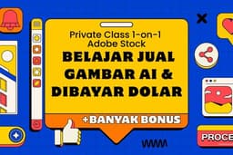 Kelas Privat Jual Gambar AI di Adobe Stock & Dapat Dolar Pertama + Bonus tambahan