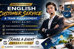 English Customer Service & Team Management Specialist