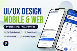 Jasa Desain UI/UX Desktop/Mobile Figma Professional Bergaransi