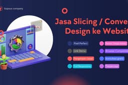 Jasa Slicing Design ke Html/React/Next.js/Vue Js/Laravel Full Responsive(Desktop, Tablet, Mobile)