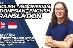 Certified Translator: English - Indonesian