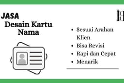 Jasa Membuatkan Desain Kartu Nama