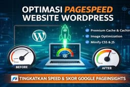 Jasa Optimasi Pagespeed Website Wordpress / Mempercepat Loading Website Wordpress Murah 1 hari jadi