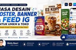 Jasa Desain Poster, Banner & Feed IG untuk UMKM & Toko