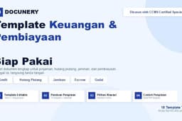 Template Keuangan & Pembiayaan: Hutang Piutang, Pinjaman, Kredit, Jaminan + Panduan