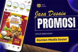 Desain Banner Online dan Promosi untuk Kebutuhan Sosial Media di Bidang Bisnis Makanan