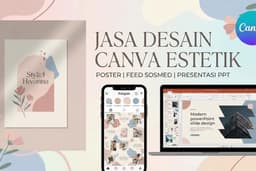 Jasa Desain Canva Estetik untuk Poster, Feed Sosmed & Presentasi PPT