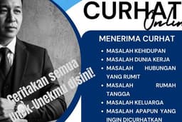 Jasa mendengarkan curhat, cerita, keluhan atau apa saja.