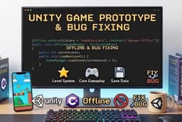 Jasa Pembuatan Game Prototype Offline dan Perbaikan Bug Unity Engine