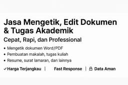 JASA KETIK KILAT | Jasa Pengetikan Dokumen, Tugas Akademik, Skripsi, Proposal