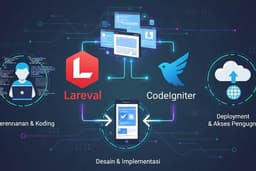 Pembuatan Aplikasi Web dengan PHP Laravel/CodeIgniter