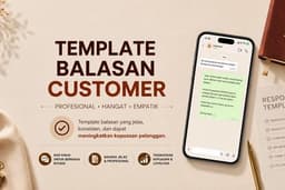 Template Balasan Customer Service Profesional & Empatik