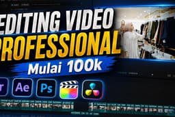 Editing Video Profesional! Cepat, Rapi, Berkualitas. Enjoy!