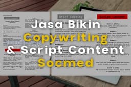 Jasa Bikin Script Conten Socmed & Caption, Berkualitas!!
