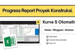 Excel Progress Proyek Otomatis untuk Kontraktor & Site Engineer