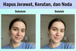 Retouch Foto: Hapus Jerawat, Kerutan, Noda, Tubuh Langsing, Ubah Rambut, dll.