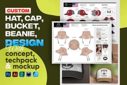 DESAIN SEGALA JENIS TOPI DENGAN KONSEP KREATIF & FUNGSIONAL COCOK UNTUK BRAND ANDA & MANUFACTURE
