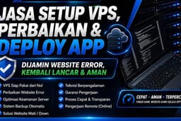 Jasa Setup VPS Linux, Perbaikan Server Error & Deploy Website