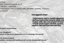 Translate Tugas Sekolah Bahasa Inggris – Harga Pelajar