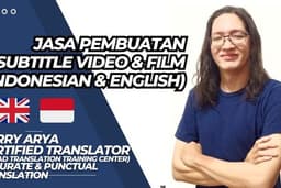 Jasa Pembuatan Subtitle Video (Indonesia & English)