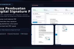 Jasa Web App Tanda Tangan PDF (Upload PDF, Draw Signature, Download Hasil)