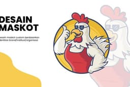 Desain Maskot atau Karakter untuk logo bisnis anda