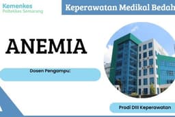 PPT Keperawatan Medikal Bedah : Materi Anemia (Lengkap dan menarik)
