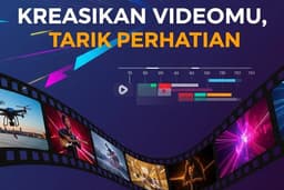 Edit Video Cepat & Berkualitas Biar gak ngebosenin untuk Semua Jenis Konten.
