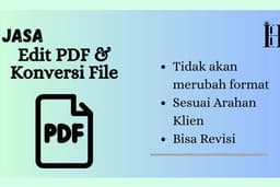 Jasa Pengeditan PDF & Konversi File