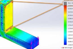 Desain dan simulasi Uji Vonmises dengan SolidWorks