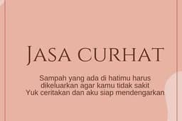 Jasa Curhat Online