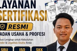 Jasa Pelayanan Sertifikasi Badan Usaha & Profesi
