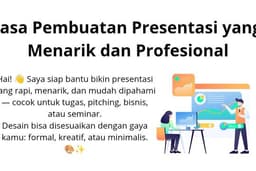 Jasa Pembuatan Presentasi Menarik dan Profesional
