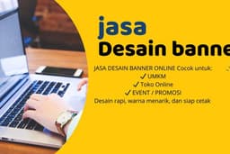Desain banner proses cepat