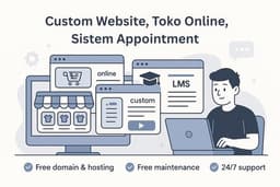 Website Company Profile, E-Commerce, Booking System, dan Custom Website