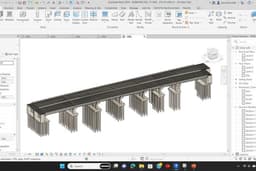 3D Model Struktur Jembatan