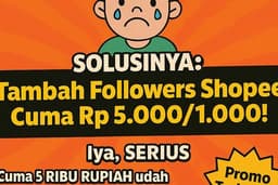 Followers shopee paket 10.000 Followers