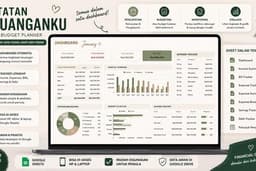 Google Sheets Financial Dashboard Profesional untuk Monitoring Keuangan