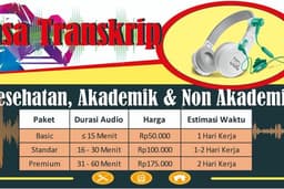 Jasa Transkrip Audio / Video Akademik & Non Akademik ke Teks Bahasa Indonesia | Cepat & Akurat