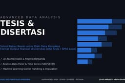 Olah Data Statistik & Ekonometrika Premium: SPSS, Stata, EViews (Skripsi/Tesis)
