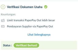 Terima Pembuatan akun Payment Gateway